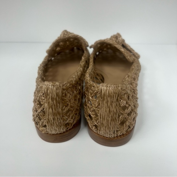 Alexandre Birman Clarita Raffia Knot Loafers in Beige - Picture 5 of 8